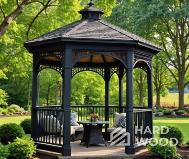 Восьмиугольная беседка в английском стиле №85 - фото 1895